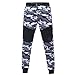 Produktbild Trainingsanzug FORH Herren Vintage Camouflage Hoodie pullover Sweatshirt Herbst Winter warme Kapuzenpullover Tops+ Stretch Jogginghose lang Sweatpants Sportbekleidung Set (Schwarz (hose), 3XL)