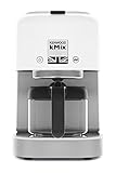 Anti-Tropf-System Kenwood kMix Kaffeemaschine COX750WH, weiß, 1200 Watt, neue Serie, Filterkaffeemaschine, für 6 Tassen (750 ml)