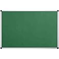 Bi-Office Notice Board Maya, Green Felt, Aluminium Frame, 240 x 120 cm