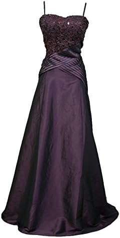 Cherlone Purple Long Wedding Evening Formal Ballgown Bridesmaid Dress Size 18-24