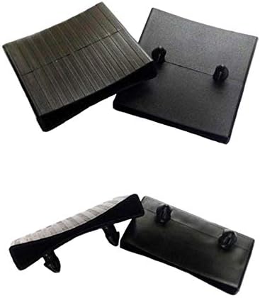 Bed Slat Holders, End and Centre Slat Caps Perfect Replacements for Single, Double King Size Beds for a Comfortable Nights Sleep, 60-63mm, 2 Pins 35mm Prongs Holes (10, Double Centre Caps)