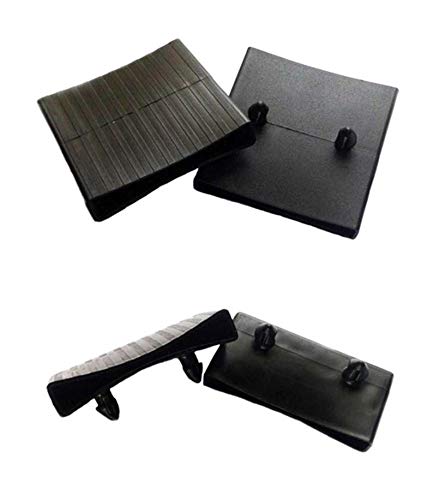 Bed Slat Holders, End and Centre Slat Caps Perfect Replacements for Single, Double King Size Beds for a Comfortable Nights Sleep, 60-63mm, 2 Pins 35mm Prongs Holes (10, Double Centre Caps)