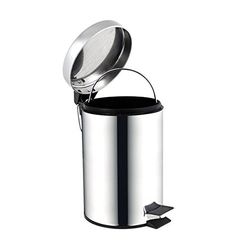 bremermann® Treteimer mit Absenk-Automatik, Anti-Fingerabdruck, 3L, hochglänzend - 3