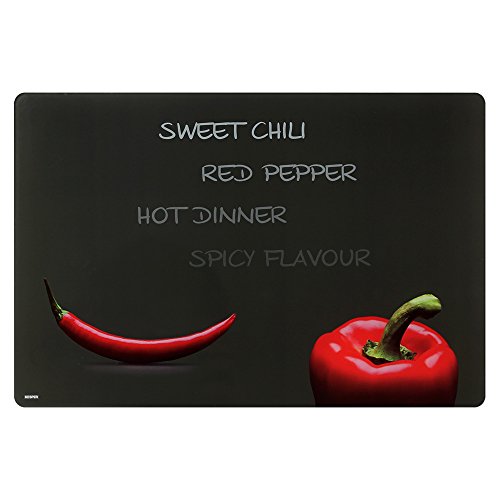 Glas-Schneideplatte 2er Pack Schneidebrett – Frühstücksbrett – Tranchierbrett – Glasbrettchen - 2