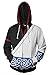 Produktbild MingoTor Coat Kapuzenpullover Mantel Hoodie mit Kapuze Kapuzenjacke Hooded Kapuzenpulli Sweatshirt Anime Unisex Lange Ärmel Kapuzenpullover Weiß L