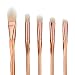 Make Up Brushes Set - Professional Foundation Kabuki Cosmetics Brushes - Start Makers Rose Gold Special Design Makeup Brushes - Best Choice & Essential 8 brushes with free Beauty Blender