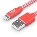 Produktbild Lightning Kabel [Apple MFI Zertifiziert] iCASEIT Lightning zu USB Kabel für iPhone XS Max, XS, XR, X, 8 & 8 Plus, 7 & 7 Plus, 6 / 6s & Plus, SE 5S 5c 5 iPad Mini Air Pro (Red & White | Rot & Weiß)
