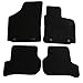 Produktbild JVL Seat Leon MK 2 2005–2009 Auto zugeschnitten Badematten-Set mit 4 Clips – Schwarz