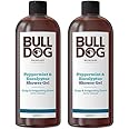 BULLDOG SKINCARE - Peppermint and Eucalyptus Shower Gel | Crisp and Invigorating Scent | 500 ml (Pack of 2)