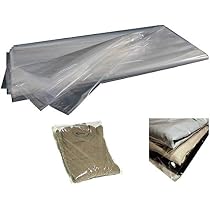 HOME PRO Buste Plastica Per Maglieria 35x50cm - 100 Pezzi, Trasparenti, Riutilizzabili