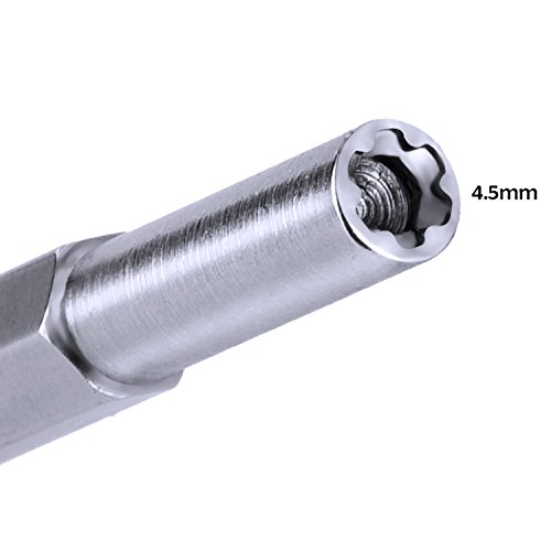 Blulu 3.8 mm 4.5 mm Sicherheitsbit Schraubendreher Werkzeug für NES SNES N64 Kartuschen-Systeme mit 2.5 Trigramm Schraubenzieher - 4