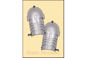 BATTLE-MERCHANT Schulterplatten-lot de 7 pièces en acier inoxydable 1,6 mm pour schaukampf-moyen-lARP