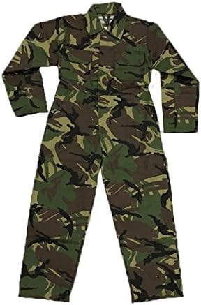 HS-DistributorsKids Camouflage CAMO Coveralls Childs Childrens Boys & Girls Junior Military Army Boilersuit Overalls