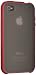 Produktbild Philips DLM4345/10 Stoßdämpfende Silikonhülle für iPhone 4 (grau marengo und rot)
