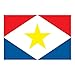 Produktbild Sign saba island flag n5110 Flag COA Emblem A4 Aluminium 10x8 Metal