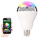 Price comparison product image IDC© - BrightVibe Wireless Bluetooth Smart Multi-Colour Speaker Light Bulb. Control With a free App - V 4.0 Bluetooth - Simple plug and Play!! Use with any Smart Phone such as Iphone 5, 6, Ipads etc or Android devices Eg Samsung Galaxy.