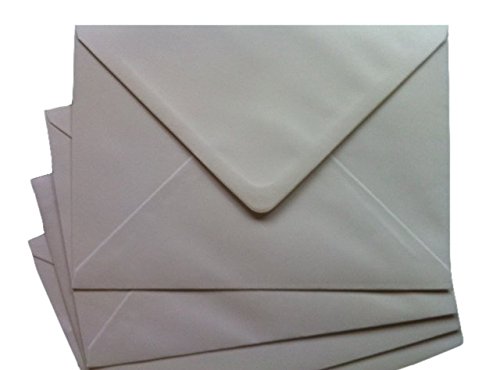 House of Card & Paper - Sobres para tarjetas con bordes rectos, color White (Pack of 100) C5