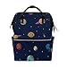 Produktbild Cartoon Space Shiny Solar System Planet Große Kapazität Wickeltaschen Mama Rucksack Multi Funktionen Windel Wickeltasche Tote Handtasche Für Kinder Babypflege Reise Täglichen Frauen