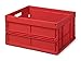 Produktbild Faltbox / Klappbox FB 475/240-0, Vol. 32 l., 475x350x240 mm (LxBxH), rot, Industriequalität