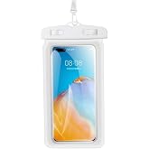 Spelt Su Ge&ccedil;irmez Hava Yastıklı Askılı Telefon Koruma Deniz Havuz Banyo Dokunmatik Kılıf Beyaz