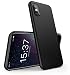 Produktbild iPhone X Hülle - matt schwarz - vau Soft Grip Silikon-Tasche, Schutz-Case für Apple iPhoneX