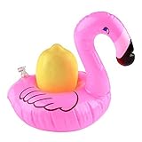 ETGtek(TM) Aufblasbarer Flamingo Getränke Cup Holder Pool Floats Bar Coasters Schwimmern Kindbadspielzeug 6er Pack - 5