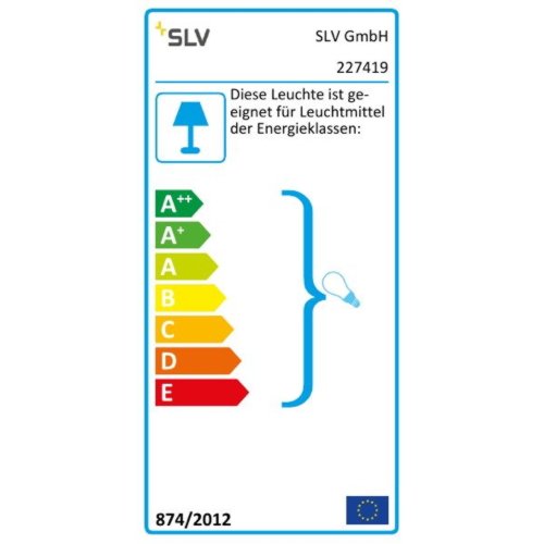 SLV Nautilus Spike, rund, silbergrau, GU10, maximal 35 W, inklusiv 3m Zuleitung ohne Stecker 227419 - 2