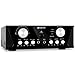 Skytronic Kompakt Verstärker PA-Mikrofon Endstufe (2x 50 Watt, Echo-Effekt)