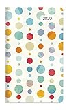 Taschenplaner Style Konfetti 2020 - Taschenkalender (9,5 x 16) - seperates Adressheft - 1 Seite 1 Woche - 64 Seiten - Terminplaner by 