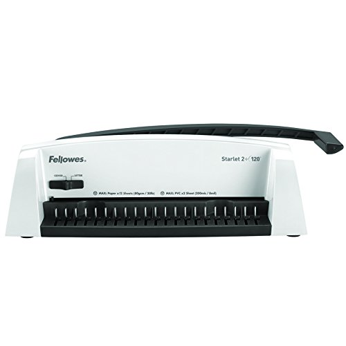 Fellowes Starlet 2 - Encuadernadora manual de canutillo de pl stico uso ocasional color blanco reviews Fellowes Starlet 2 - Encuadernadora manual de canutillo de pl stico uso ocasional color blanco