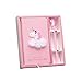 Produktbild Rosa Einhorn Notebook Box Set Tagebuch mit Gel Stift Schreibwaren Schulbedarf Geschenk für Kinder Studenten