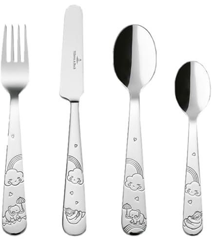 Couverts Enfant ALESSI Alessini - Acier Inoxydable 18/10 | Service 10 Pièces Design Mendini