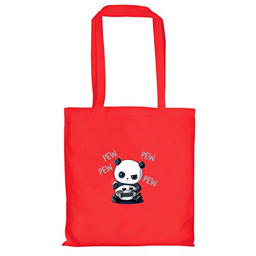 Preisvergleich Produktbild TEXLAB - Gaming Panda - Stoffbeutel, grün