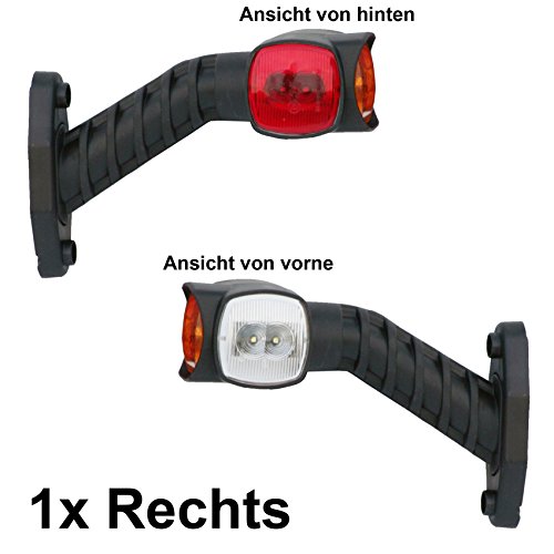 LED Side Marker Light Cable 17 cm Parking light 12 V con p2g Derecho