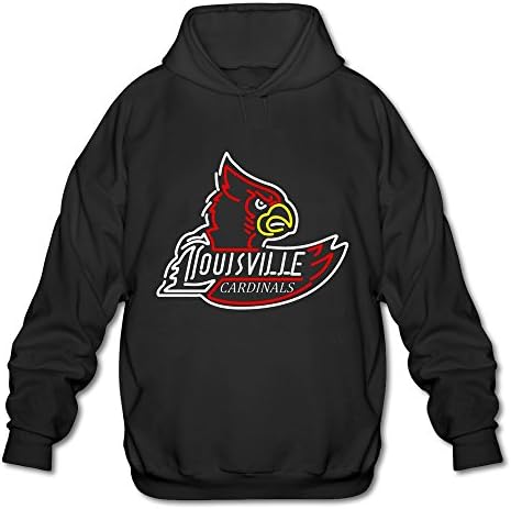 HUBA Men's Sweater Louisville Cardinals Football 45 Black - Black -