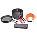 Produktbild Dailyinshop ALOCS CW-C26 Outdoor Camping Kochtopf Pfanne Pfanne Schüssel Set für 1-3 Personen (Farbe: Silbergrau)