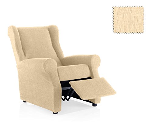 JM Textil Housse Fauteuil Relax élastique Haber Taille 1 Place (Standard) Couleur 00 (Couleurs variées Disponibles)