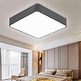 Lange Lebensdauer und Energieeinsparung: Die Deckenleuchte hat eine Lebensdauer von bis zu 28.000 Stunden, so dass Sie die Glühlampen vollständig entfernen können. Das Ersetzen der Glühbirne ist praktisch überflüssig, und die langlebige Lampe sorgt für dauerhaftes Licht