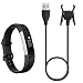 Produktbild Fitbit Alta HR Ladekabel, Ceston Smartwatch Zubehör Ersatz-Ladegerät USB Kabel Charging Dock Ladestation für Fitbit Alta HR (55cm, Schwarz)