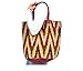 Produktbild AT IKAT Indian Damen Multicolor & Kastanienbraun Tote Handtasche Schulter Handtasche mit bequemen Griff