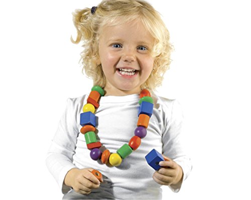 Imagen 4 de Ses Creative - Aprendo a enhebrar cuentas, kit de juego, multicolor (14808)