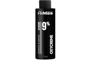 FemMas Oxycreme 9% 100 ml l Oxydant pour coloration et tonification l Application facile et tenue optimale l Révélateur pour un résultat uniforme et de qualité professionnelle