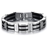 Moneekar Jewels Metal Stainless Steel Bracelet for Men: 