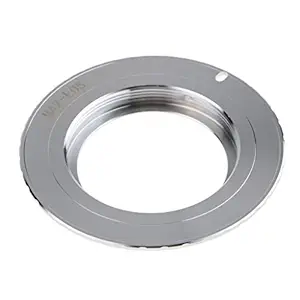 IVELECT M42 Chips Lens Adapter Ring for AF III to EOS EF Mount EMF Adaptor for Canon 550D 7D 5D -Silver