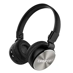 3 idea Imagine Create Print Tessco BH-390 Wireless Bluetooth Over the Ear Headphone with Mic (Grey)