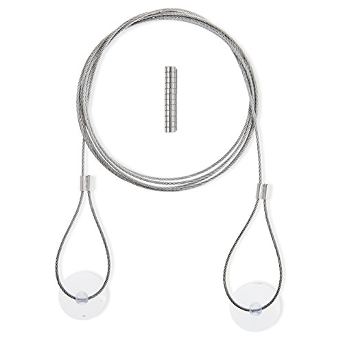 Lumaland Fotoseil Magnetseil inklusive superstarker Magnete verschiedene Längen 2m Horizontal