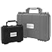 Produktbild AR CARRY BOX® Kleiner Kunststoff- Koffer Schwarz 230 x 190 x 110 mm Schaumstoff- Polsterung staubdicht wasserdicht, 9" 23x19x11 cm