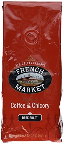 French Market New Orleans Famous Coffee &amp; Chicory Dark Roast Ground Coffee 340g Bag