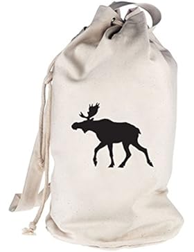 Shirtstreet24, ELCH, Schweden Skandinavien bedruckter Seesack Umhängetasche Schultertasche Beutel Bag