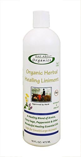 Mad About Organics All Natural Dog Cat Horse Pet Herbal Healing Liniment 16oz